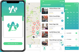 Booking App - Book Gym from fitness App